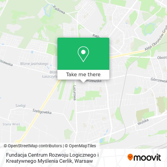 Fundacja Centrum Rozwoju Logicznego i Kreatywnego Myślenia Cerlik map