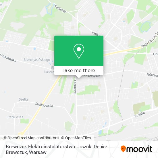 Brewczuk Elektroinstalatorstwo Urszula Denis-Brewczuk map