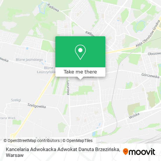 Kancelaria Adwokacka Adwokat Danuta Brzezińska map