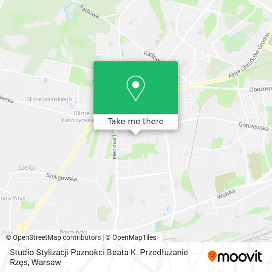 Studio Stylizacji Paznokci Beata K. Przedłużanie Rzęs map