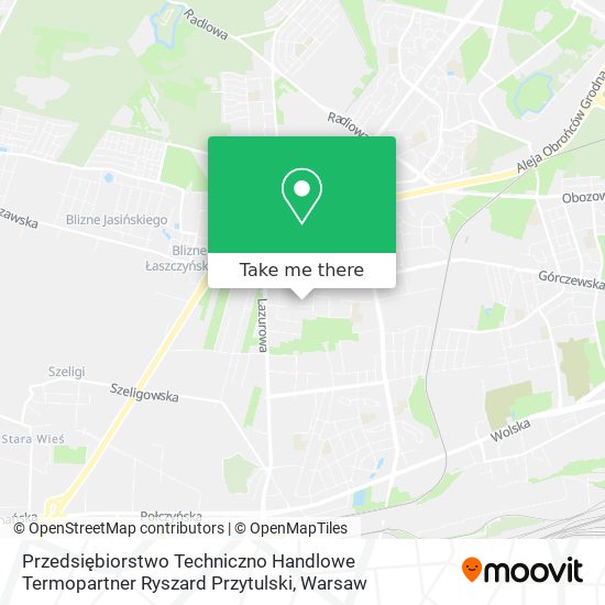 Przedsiębiorstwo Techniczno Handlowe Termopartner Ryszard Przytulski map