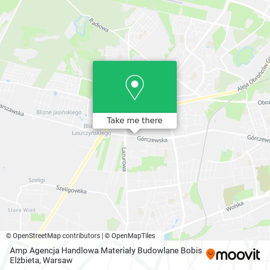 Amp Agencja Handlowa Materiały Budowlane Bobis Elżbieta map