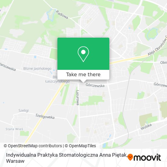 Indywidualna Praktyka Stomatologiczna Anna Piętak map