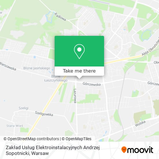 Zakład Usług Elektroinstalacyjnych Andrzej Sopotnicki map