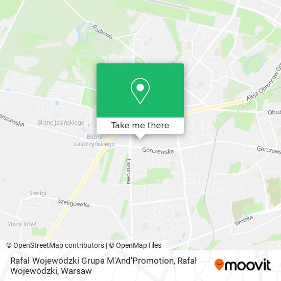 Rafał Wojewódzki Grupa M'And'Promotion, Rafał Wojewódzki map