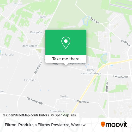 Filtron. Produkcja Filtrów Powietrza map