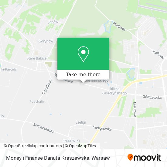 Money i Finanse Danuta Kraszewska map