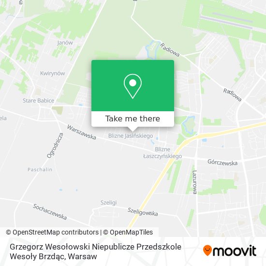 Grzegorz Wesołowski Niepublicze Przedszkole Wesoły Brzdąc map