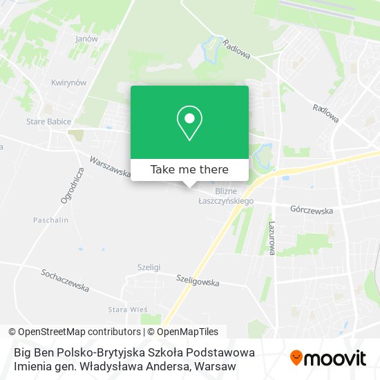 Big Ben Polsko-Brytyjska Szkoła Podstawowa Imienia gen. Władysława Andersa map