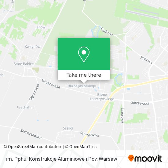 im. Pphu. Konstrukcje Aluminiowe i Pcv map