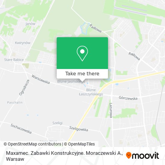 Maxamec. Zabawki Konstrukcyjne. Moraczewski A. map