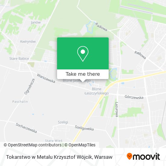 Tokarstwo w Metalu Krzysztof Wójcik map