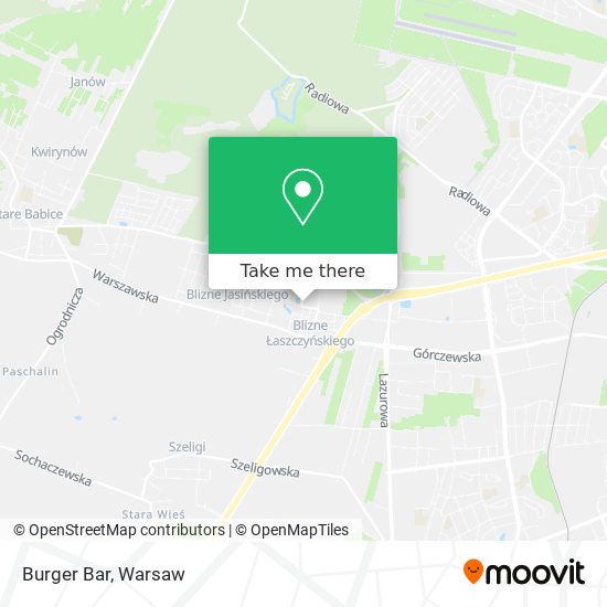 Burger Bar map