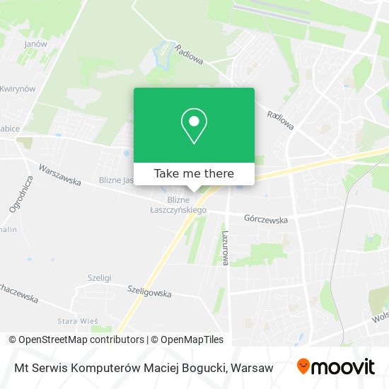 Карта Mt Serwis Komputerów Maciej Bogucki