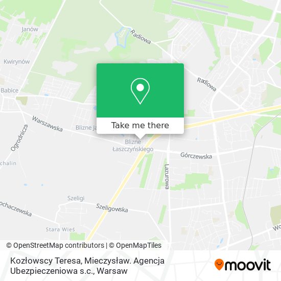 Kozłowscy Teresa, Mieczysław. Agencja Ubezpieczeniowa s.c. map