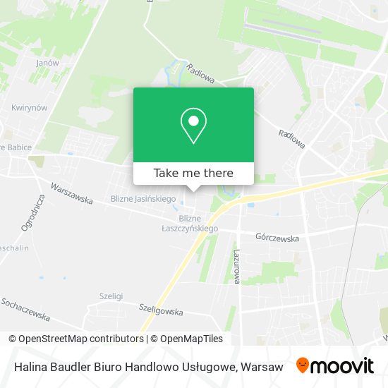 Halina Baudler Biuro Handlowo Usługowe map