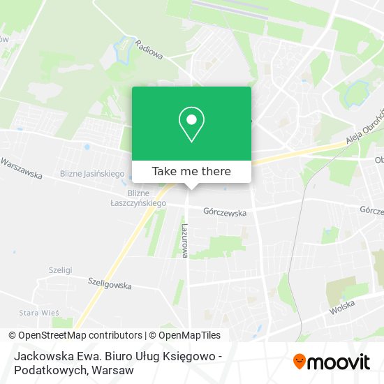 Jackowska Ewa. Biuro Uług Księgowo - Podatkowych map