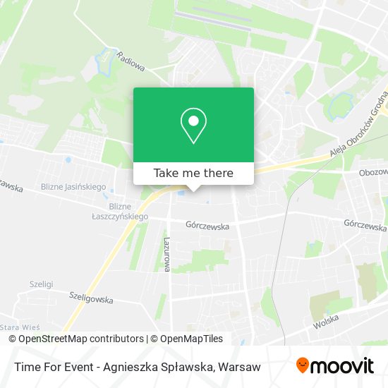 Time For Event - Agnieszka Spławska map