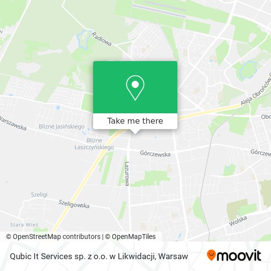 Qubic It Services sp. z o.o. w Likwidacji map