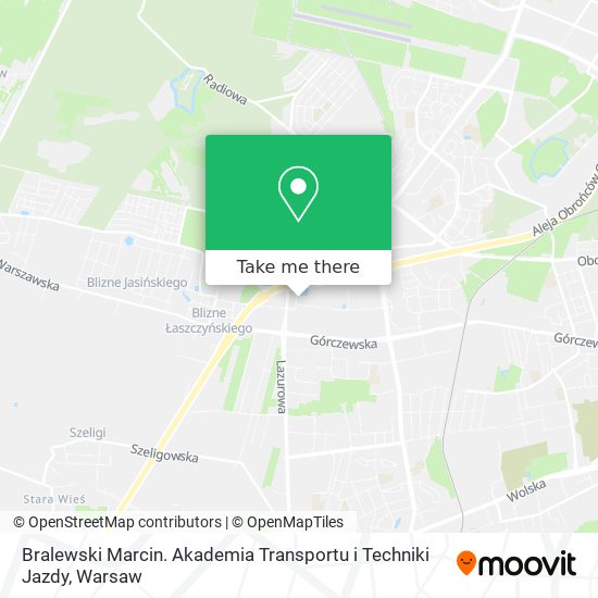 Bralewski Marcin. Akademia Transportu i Techniki Jazdy map