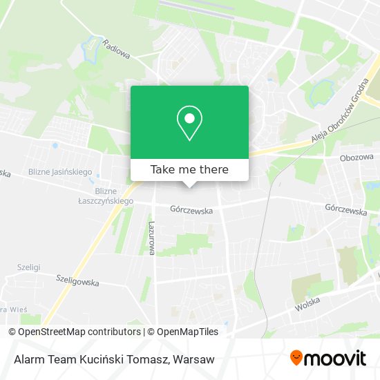 Alarm Team Kuciński Tomasz map