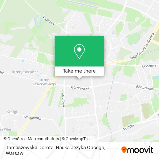 Tomaszewska Dorota. Nauka Języka Obcego map