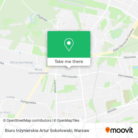 Biuro Inżynierskie Artur Sokołowski map