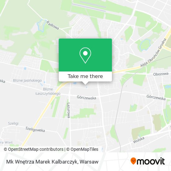 Mk Wnętrza Marek Kalbarczyk map