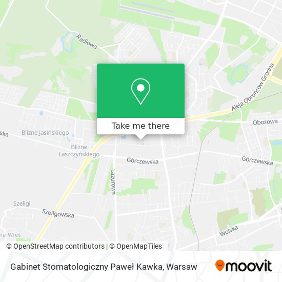 Gabinet Stomatologiczny Paweł Kawka map