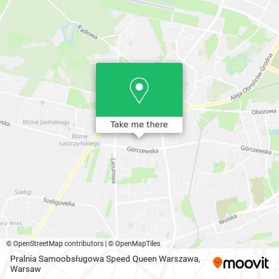 Pralnia Samoobsługowa Speed Queen Warszawa map