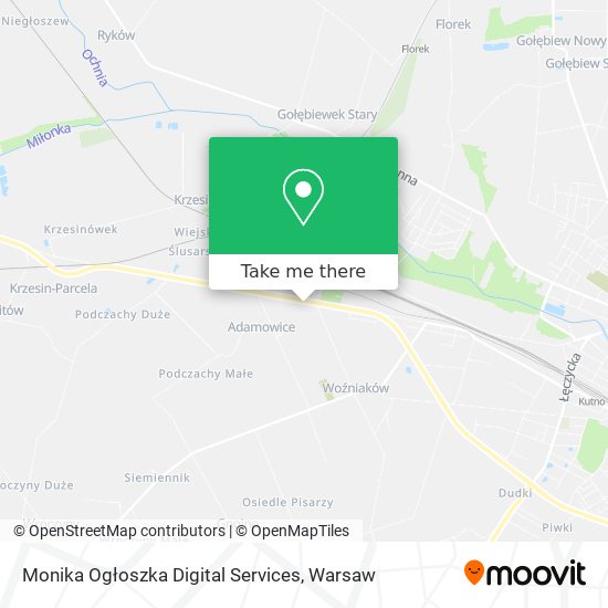 Monika Ogłoszka Digital Services map