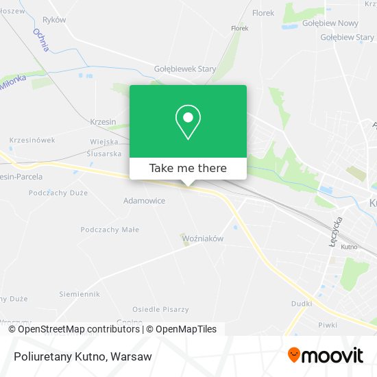 Poliuretany Kutno map