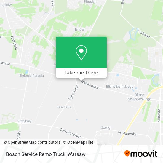 Bosch Service Remo Truck map