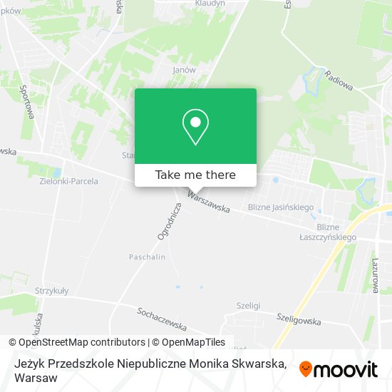 Jeżyk Przedszkole Niepubliczne Monika Skwarska map