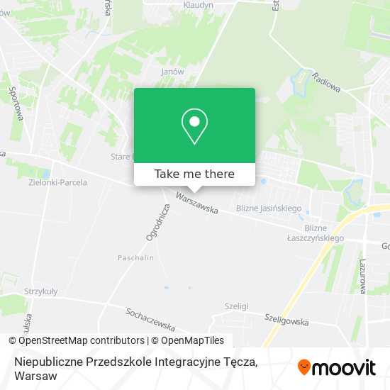 Niepubliczne Przedszkole Integracyjne Tęcza map