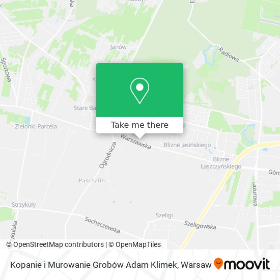 Kopanie i Murowanie Grobów Adam Klimek map