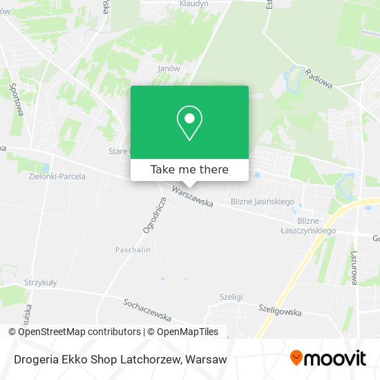 Drogeria Ekko Shop Latchorzew map