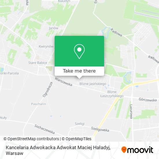 Kancelaria Adwokacka Adwokat Maciej Haładyj map