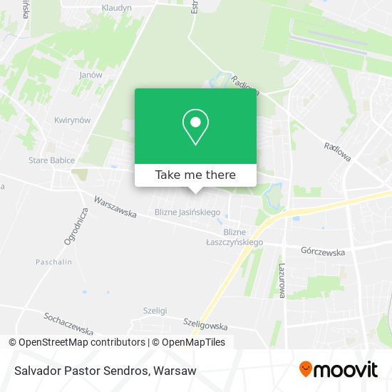 Salvador Pastor Sendros map