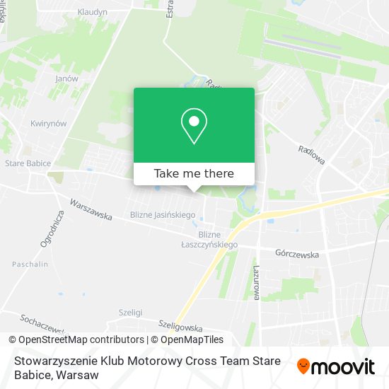 Stowarzyszenie Klub Motorowy Cross Team Stare Babice map