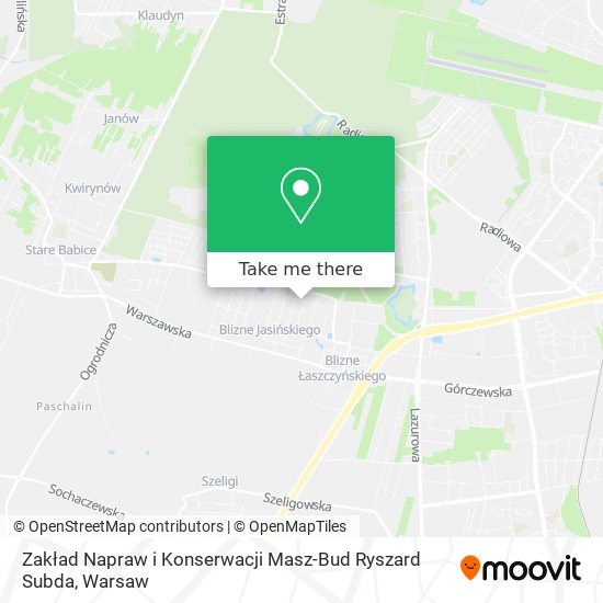 Zakład Napraw i Konserwacji Masz-Bud Ryszard Subda map