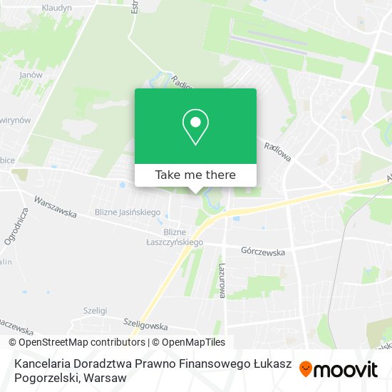 Kancelaria Doradztwa Prawno Finansowego Łukasz Pogorzelski map