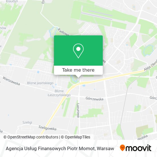 Agencja Usług Finansowych Piotr Momot map