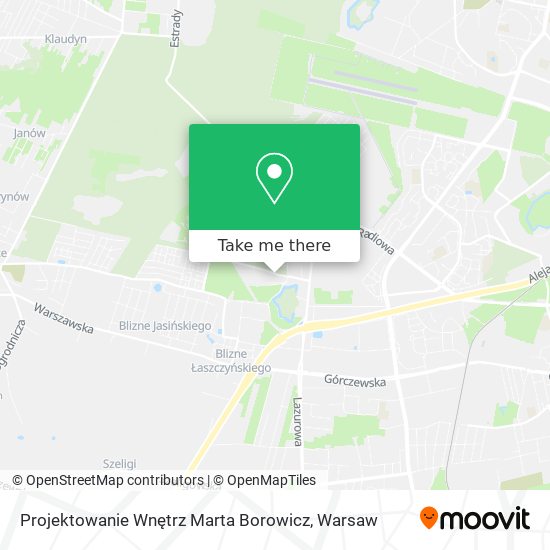 Projektowanie Wnętrz Marta Borowicz map