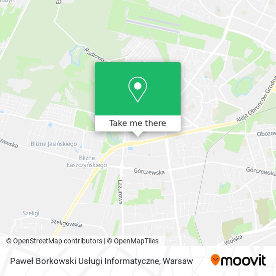 Paweł Borkowski Usługi Informatyczne map