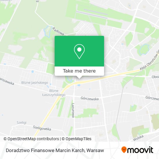 Doradztwo Finansowe Marcin Karch map