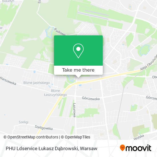 PHU Ldservice Łukasz Dąbrowski map