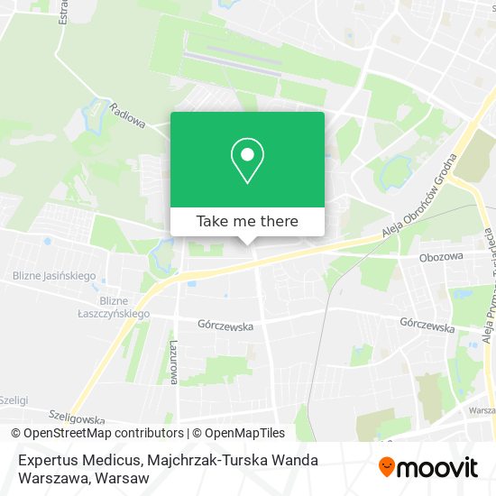 Expertus Medicus, Majchrzak-Turska Wanda Warszawa map