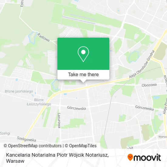 Карта Kancelaria Notarialna Piotr Wójcik Notariusz