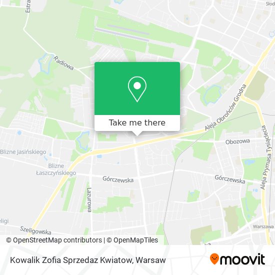 Kowalik Zofia Sprzedaz Kwiatow map